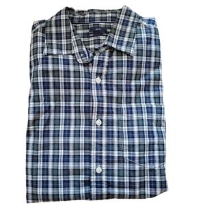 Men's Plaid Button Down Shirt